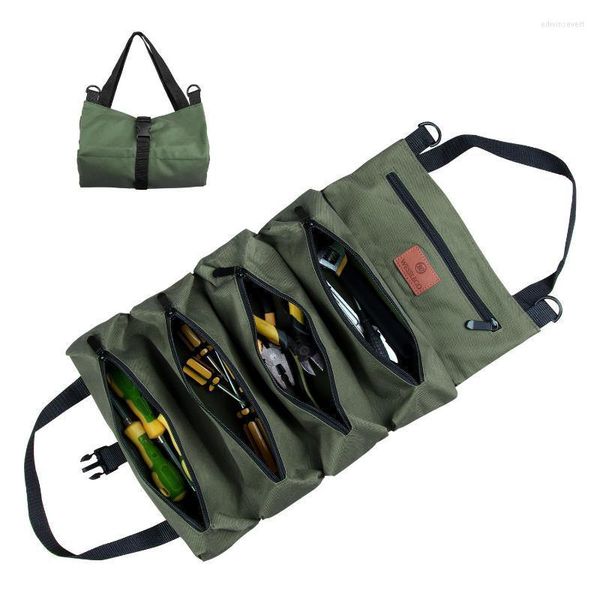 Bolsas de joalheria bolsas de venda bolsa de ferramentas de rolagem multiuso bolsa de armazenamento de chave de chave pendurada portadora de zíper para zíper Edwi22