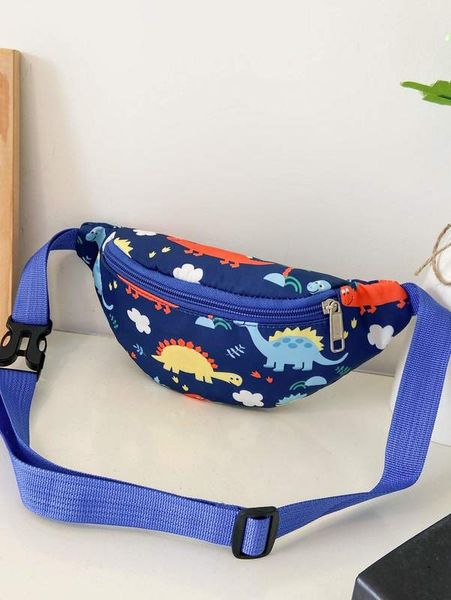 

boys dinosaur graphic sling bag she