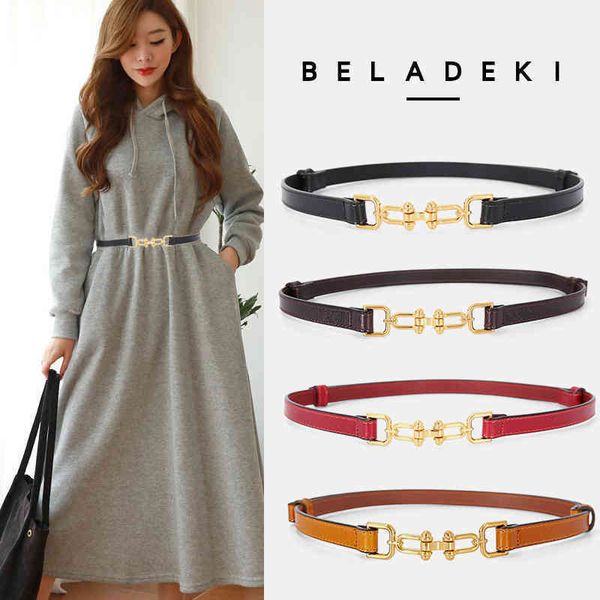 

belts thin belt women's leather cashmere coat decorative suit sweater with skirt waist fashion, Black;brown