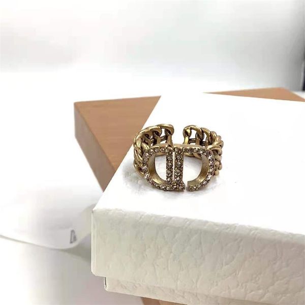 

84% off factory storefamily diamond twist edge brass ring, Silver