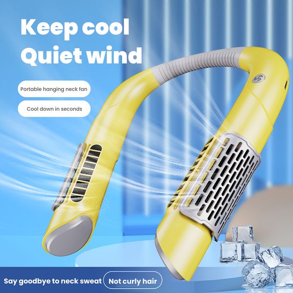 

portable fan mini air cooler hanging neck fan usb charging electric fan air conditioner for home air conditioning summer cooler