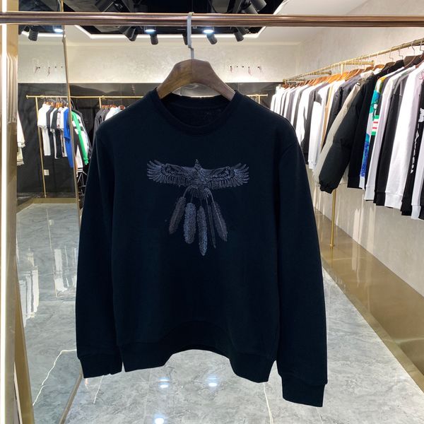 

designer sweater letter printing men sweaters t shirt casual round long sleeve embroidery hoodies face north jacket women mens l0149, Black