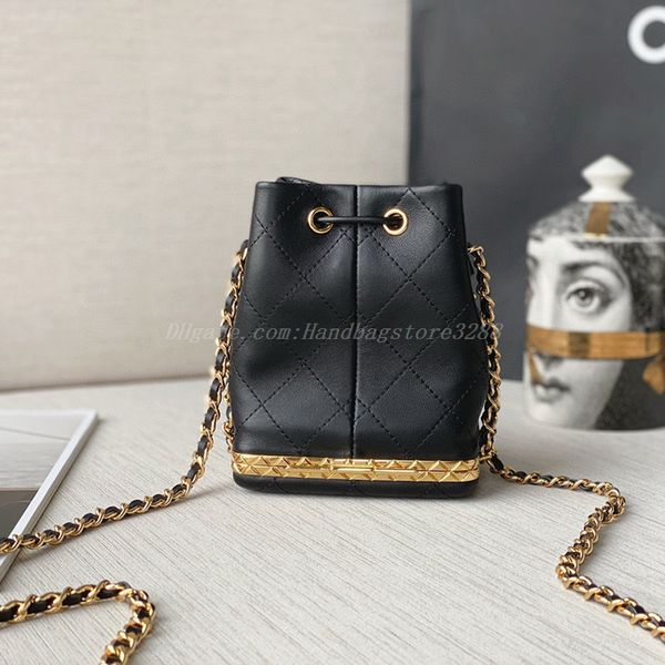 

cc sheepskin bags new style 22 diamond lattice designer luxurious shoulder bag lady handbag chains leather woman purses wholesale card holde