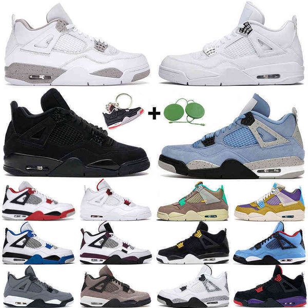 

men women outdoor shoes 4 4s desert moss university blue white oreo taupe haze black cat bred sail mens trainers sports sneakers