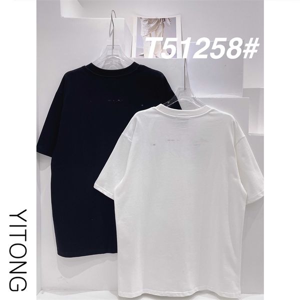 

warehouse clothing new skateboard teddy bear letter printed short sleeve t-shirt piece loose version t51258# outlet_lqzt, White