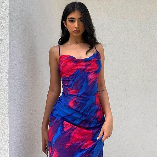 Повседневные платья 2022 Мода Женская Сексуальная печатная куча воротнич