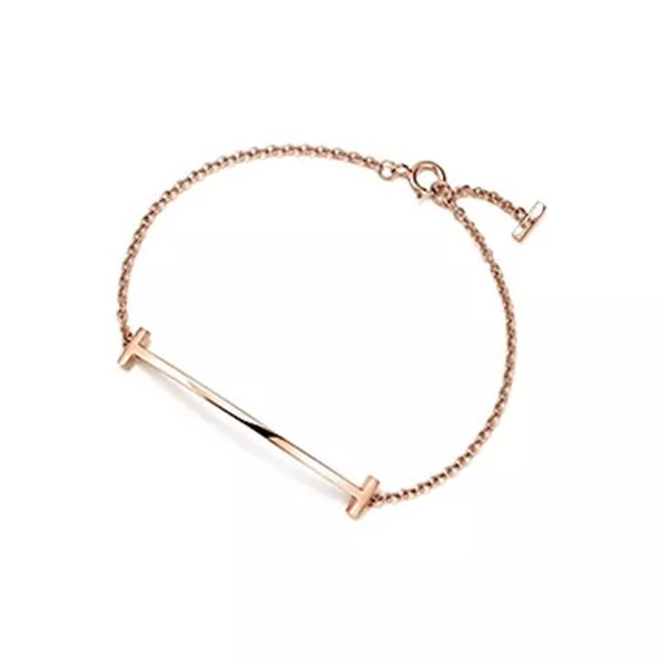 

2022 luxury fashion link, chain designer tt classic bracelet, girl's valentine's day gift, men's and women's party commi, Black