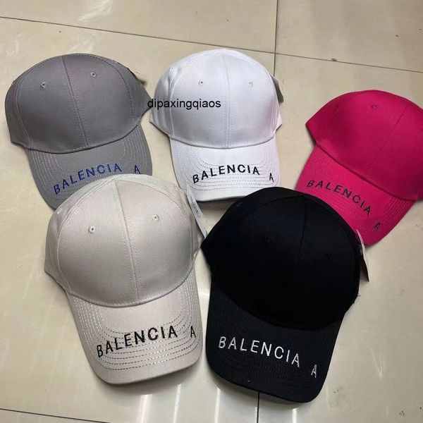 

ball caps designer balencaigass paris hat b family brim letter embroidery baseball female korean version versatile casual student sun visor, Blue;gray