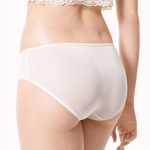 

suyadream 3pcs/lot women panties 100%natural silk low-rise briefs healthy basic everyday wear underwears intimates 220425, Black;pink