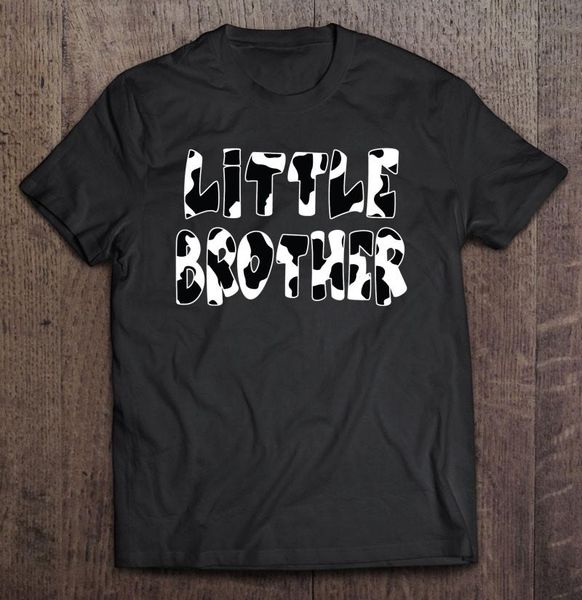 Herren T-Shirts Little Brother Cow Print Muster T-Shirt für Männer Frauen T-Shirt Ästhetische Kleidung Grafik-Shirts