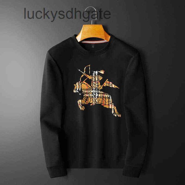 

brand designer b br hoodies and coats european american autumn clothes men's fashion br war horse printing loose lei fjzo a9az, Black