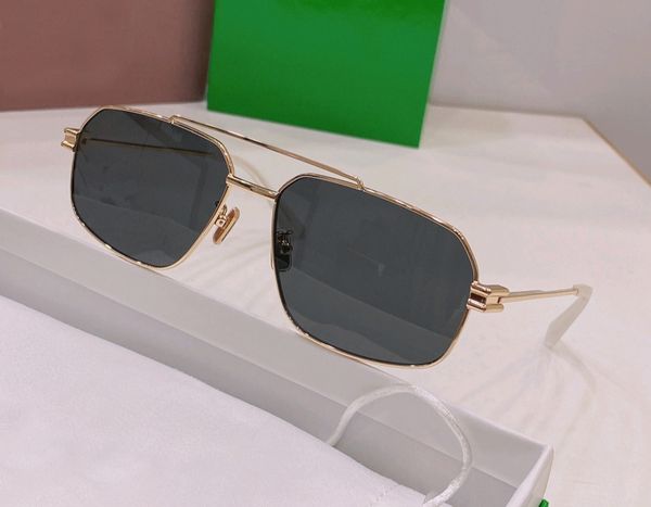 

1128 gold/grey pilot sunglasses for women men classic style sun shades sonnenbrille gafa de sol uv400 protection eyewear with case, White;black