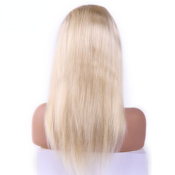 

malaysian 613 straight human hair wigs blonde color 13x4 lace front hair wig for women straight lace front hair wig on sale, Black