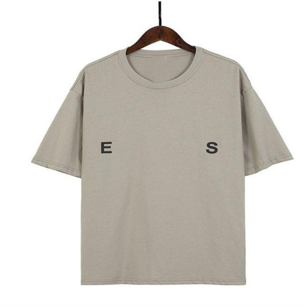Famoso t-shirt da uomo firmata Summer Pentagram Printed Streetwear Fashion Cotton Letter Street Rubber Strip Taglia S-XL Maniche corte