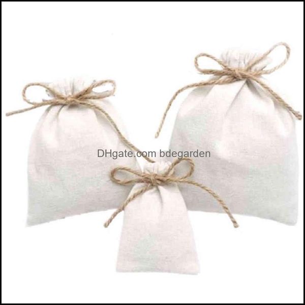 

jewelry pouches bags cotton gift burlap rope 8x10cm 9x12cm 10x15cm 13x17cm pack of 100 makeup dstring pouch bdegarden dh3lq, Pink;blue