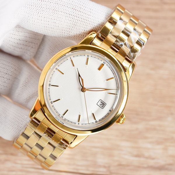 

designer mens ladies classic watch fashion quality automatic mechanical watch size 40mm. waterproof luminous function movement watches, Slivery;brown