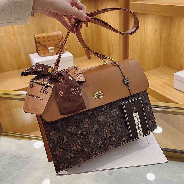 

high sense, capacity, large autumn and winter foreign style single shoulder bag, versatile commuter tote