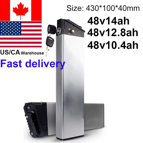 

folding built-in electric bike battery 48v12.8ah 14ah ebike batteries 48v 10.4ah original for samebike lo26 20lvxd30 removable battery