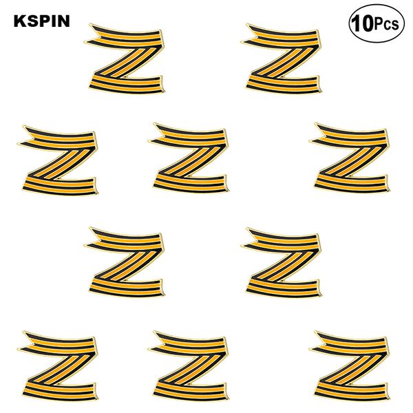 

z metal badgelapel pin flag badge brooch pins badges 10pcs a lot, Gray