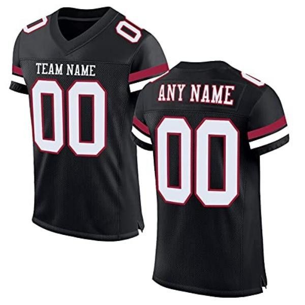 

football jerseys 9 ootball jerseysz115, Black;red