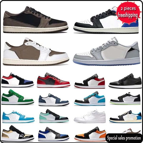 

2022 jumpman 1 mens basketball shoes og unc 1s low unc designer women rpyal shadow obsidian paris chacigo red trainers sports sneaker size 3, Black
