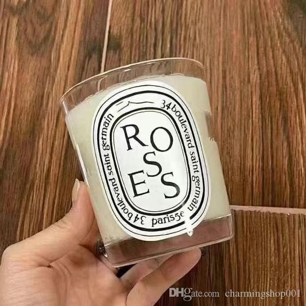 

fragrance deodorant scented candle santal roses 190g bougie parfumee netwt 6.5oz designer brand candles wholesale nice smell