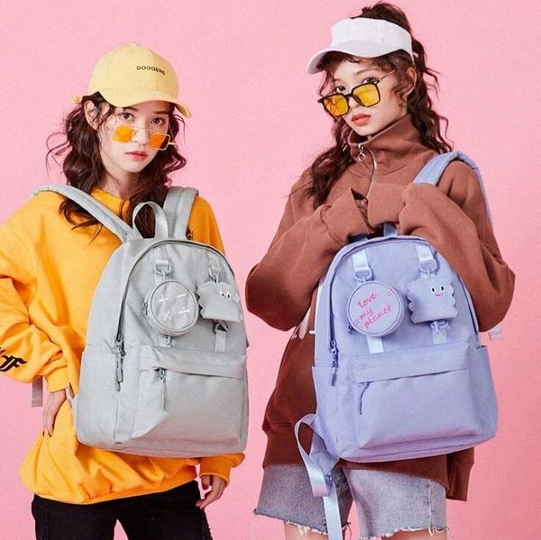 

new waterproof nylon kids backpack girls for middle school students travel shoulder backpacks children schoolbags women bag u71o#