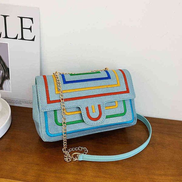 

shoulder bag women simple personality single shoulder bag embroidery wild one shoulder messenger women's bag 220512