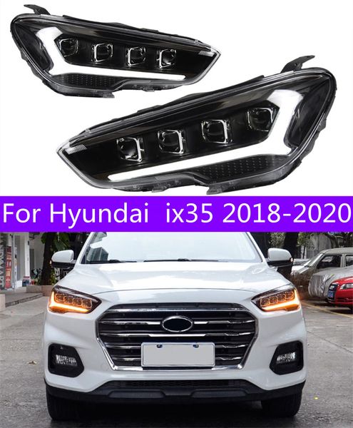 

automobile lighting accessories head light for ix35 20 18-20 20 hyundai car led headlights replacement drl turn signal daytime light