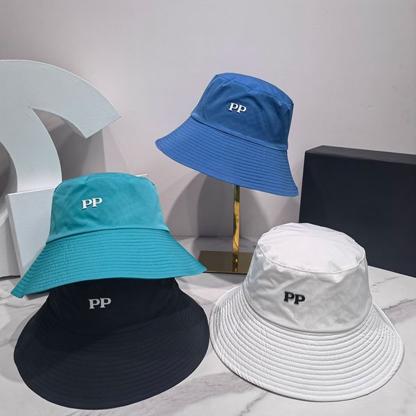 

Designer Bucket Hat Fashion Caps Wide Brim Hats for Man Woman 4 Colors High Quality, C1