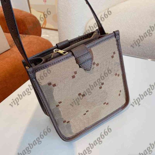 

women luxurys designers mini tote bags women designer crossbody-bag handbag letter print shoulder bucket leather female casual purses 220415