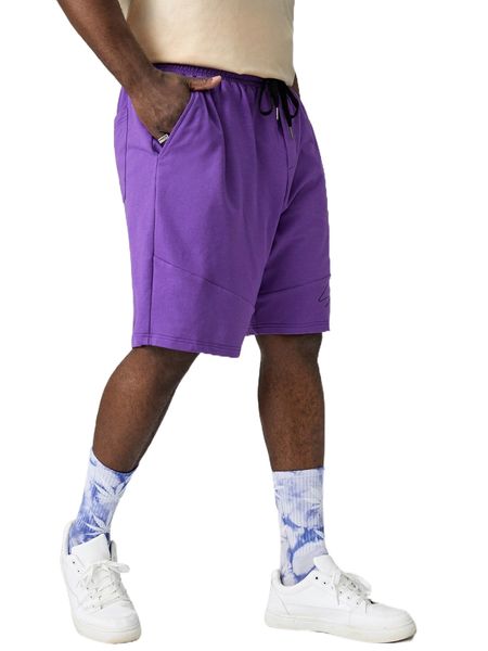 

men drawstring waist shorts 80ma#, White;black