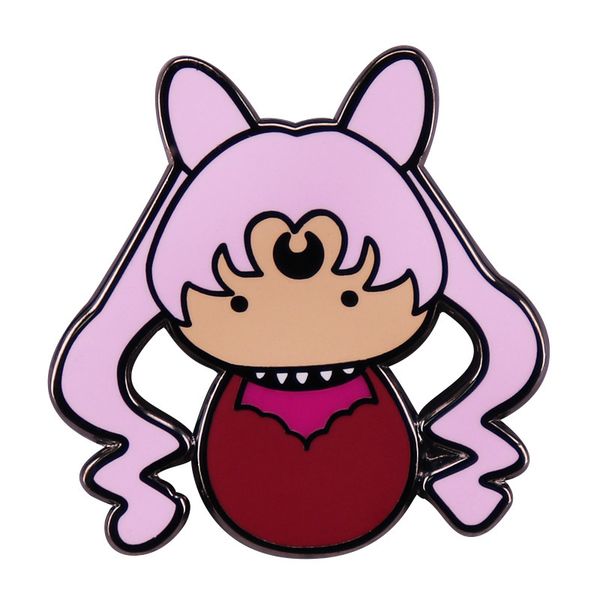 

puppet girl sailor moon brooch animation badge, Blue