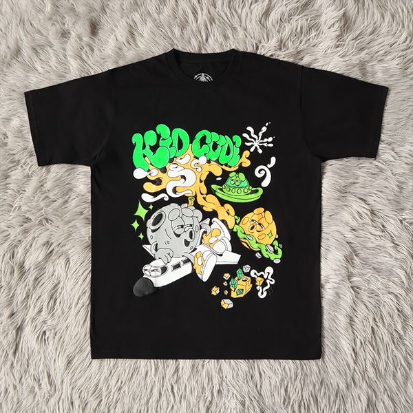 

t shirt graffiti printed men women tee oversize short sleeve real pics, White;black