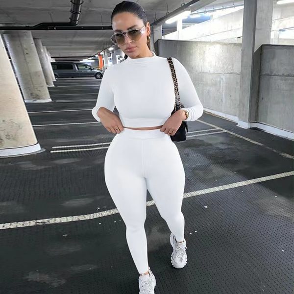 

designer american women tracksuits seamless knitted yoga suits fitness long-sleeved trousers running sweat-absorbent quick-drying gym two-pi, Gray