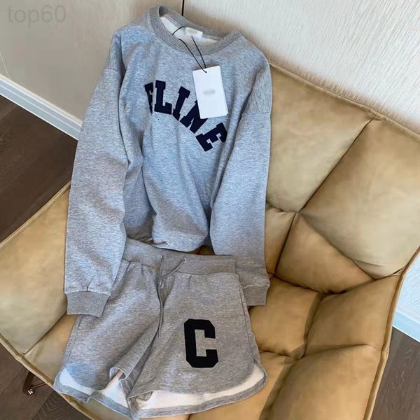 

designer 2022 european spring and autumn new leisure suit women's grey 2002 luxury, White