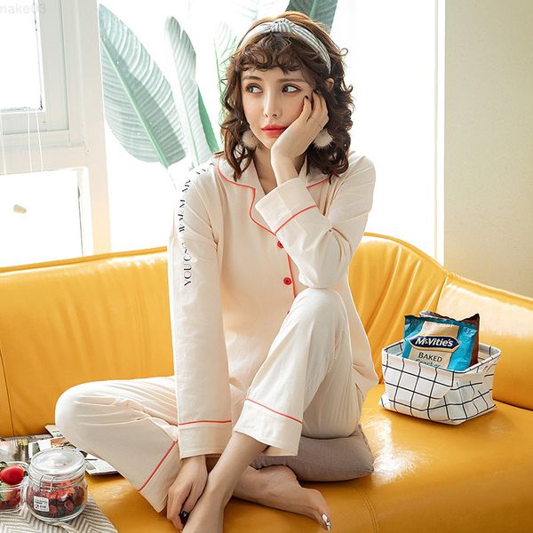 

sleep lounge maternity pyjama set 100 cotton pregnant woman loun j220823, White