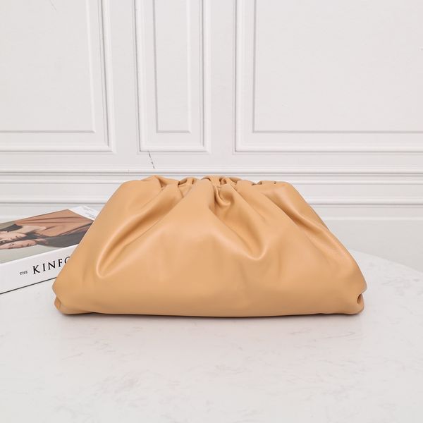 

7 stars excellent quality italy cowhide real leather evening bags it cloudy wallets wholesale designer purse 38cm