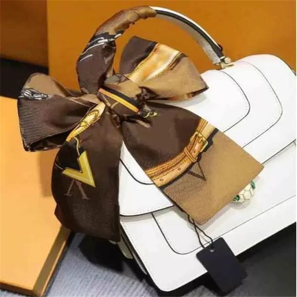 

new luxury designers design womens scarves silk hair scarf headscarf cravat bag decoration fashion accessories, Blue;gray