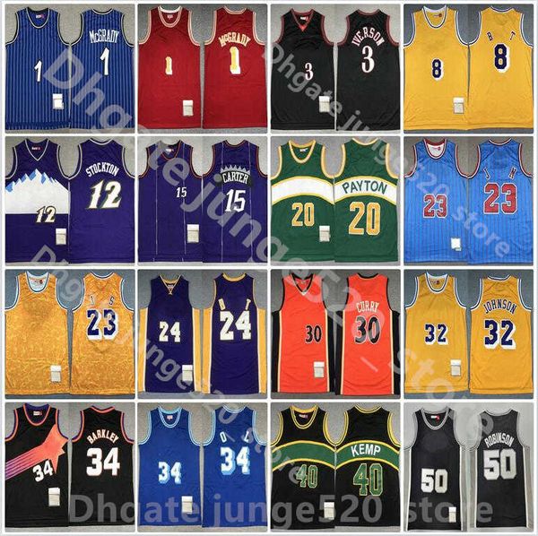 

fast delivery mitchell and ness retro stitched basketball 3 iverson pippen rodman mcgrady anthony garnett malone mutombo bibby stockton kemp, Black;red