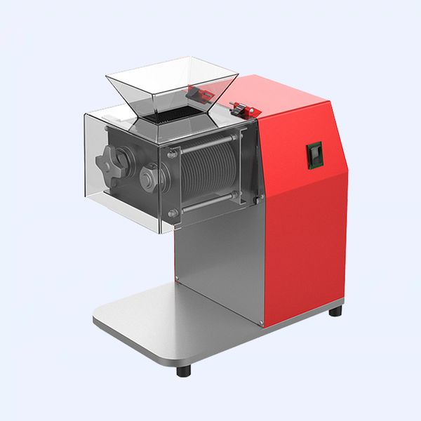 Edelstahl-Fleischschneidemaschine 2,5 mm-10 mm, elektrischer Frischfleischschneider mit maßgeschneiderter Klinge