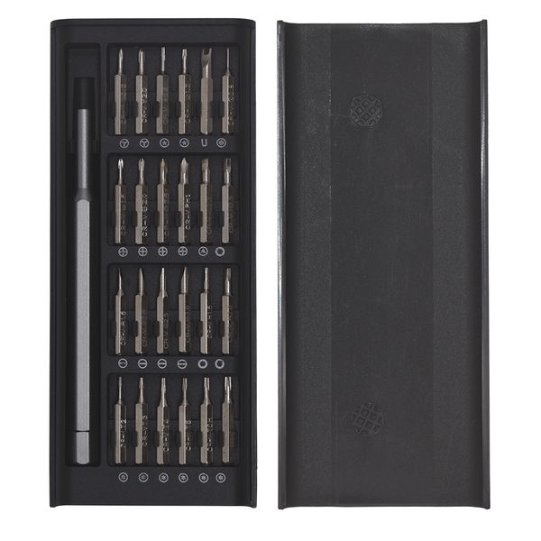 Kit di cacciaviti di precisione 24 in 1 Kit di cacciaviti a combinazione magnetica Set per strumenti di riparazione di giocattoli per giochi telefonici 6024 Strumento all'ingrosso