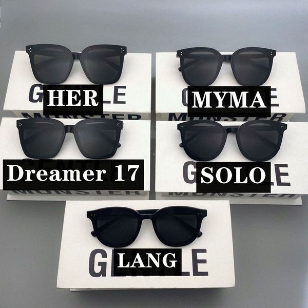 

gm sunglasses mirror women men designer gentle monster sunglasses oversized frame elegant sun glasses with box, White;black