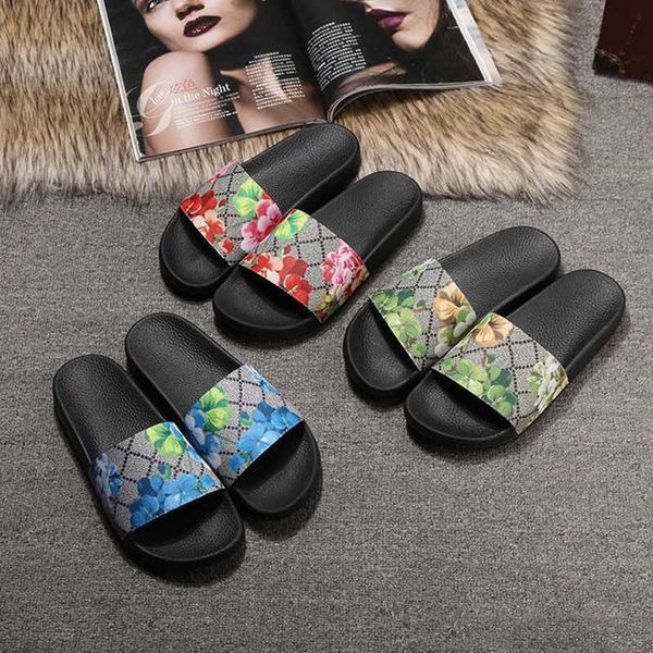 

sale slides summer beach indoor flat g sandals slippers house flip flops spike sandal with box g sandals 282, Black