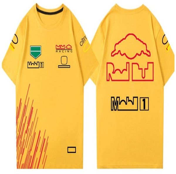 

2022 f1 formula one short-sleeved t-shirt new summer round neck shirt same custom