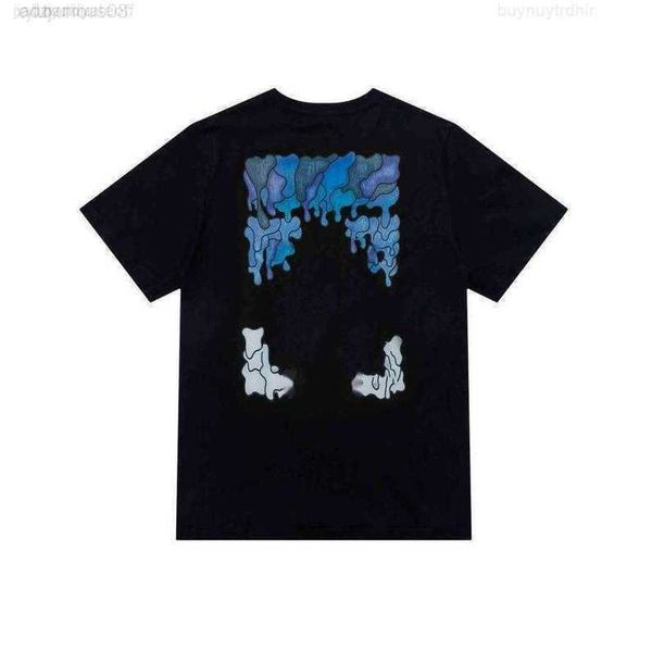 

fashion brand off designer cross t shirts gradient dissolve arrow printing short sleeves summer tee t-shirts tshirts white, White;black