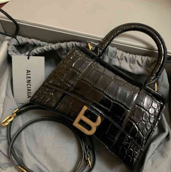 

bags fashion balencigas star's same bag women's 2022 hourglass versatile b family b-shaped messenger