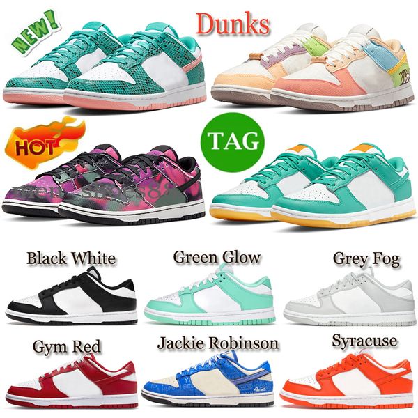 

2023 designer men casual shoes dunked women skate black white phillies lisa leslie graffiti teal zeal sun club jackie robinson dunks mens sp