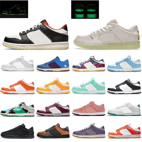 

fashion glow halloween mummy casual shoes og low unc coast black white off women mens trainers undefeated parra chunky grey skate sports
