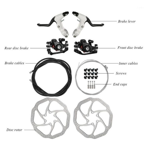 Bike Freones MTB Disco Esquerda Direita Kit de Freio Alavanca Mão Shifter Derilleur Cable Shift Conjunto de Fios Internados